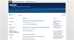 Desktop Screenshot of musik.glessinger.de